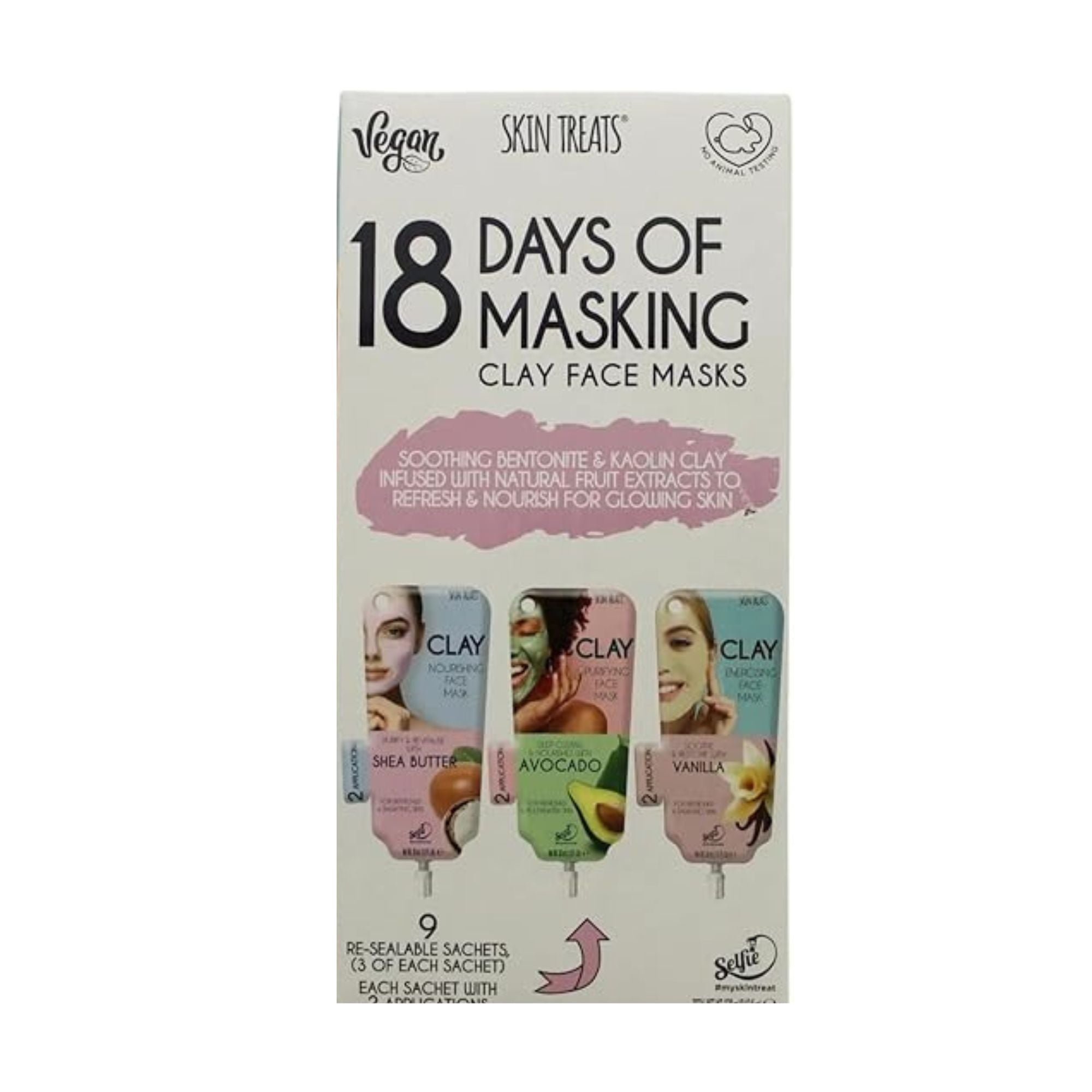 Skin Treats 9 Sachet 18 Day Masking Set