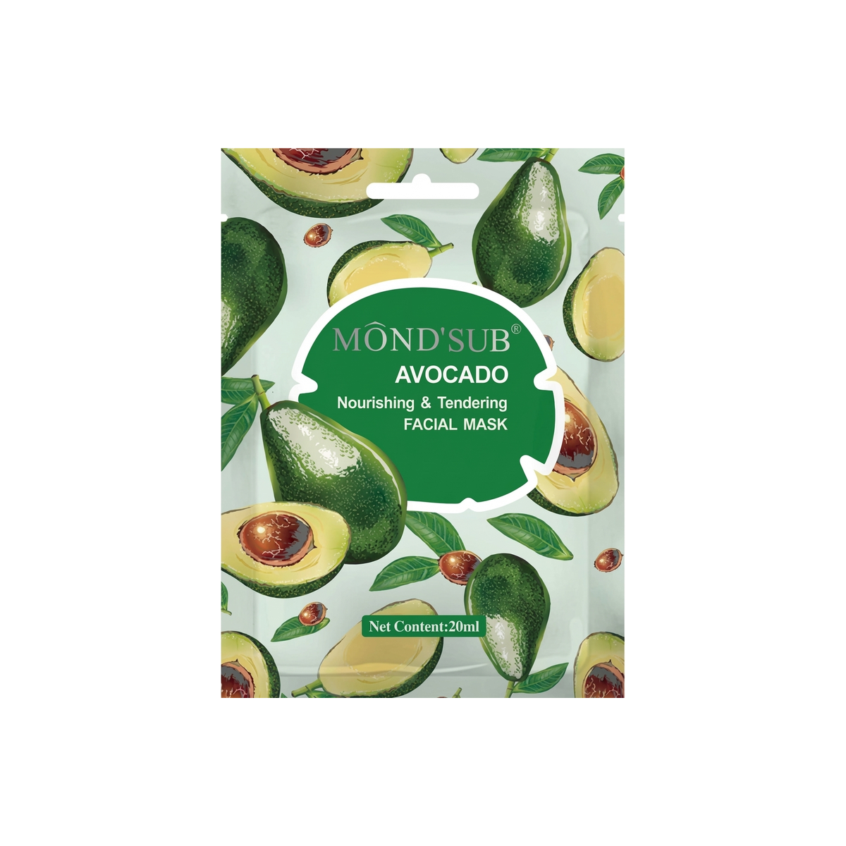 Mond'Sub Avocado Nourishing & Tendering Facial Mask